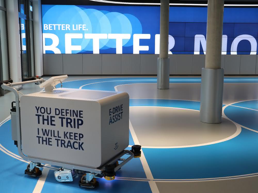 Tente at the Logimat: Bike course for testing