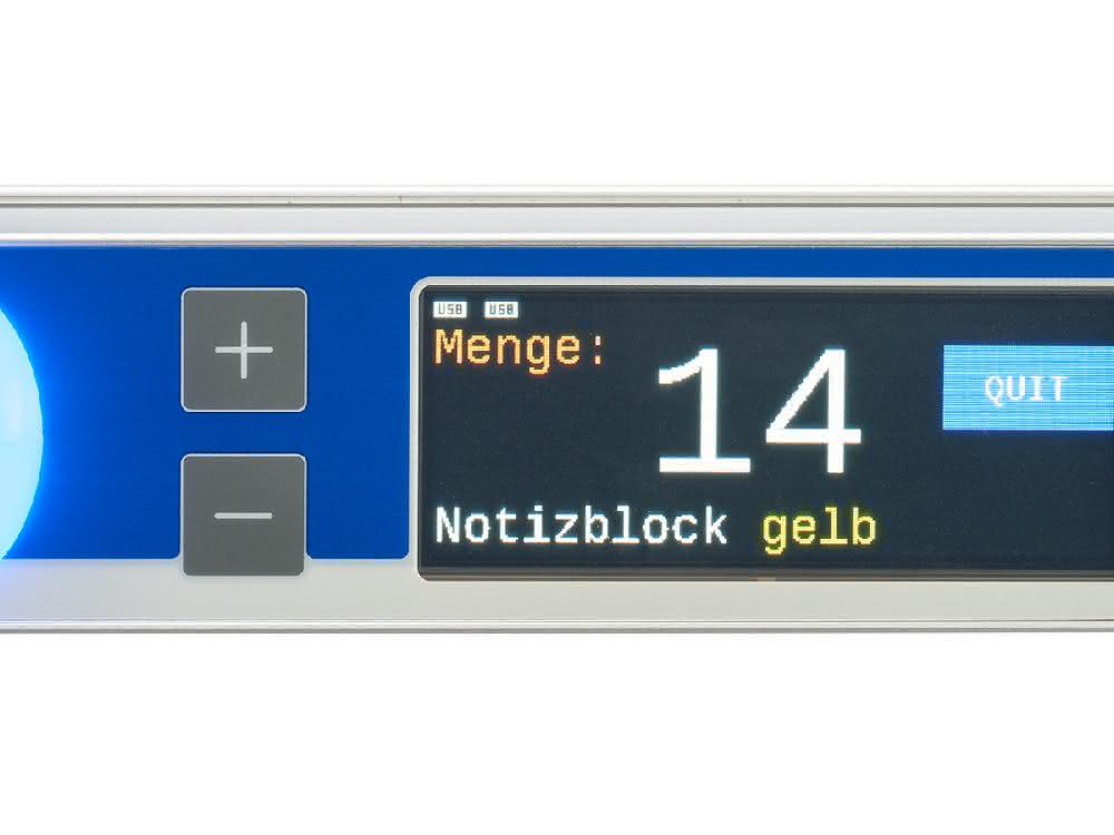 KBS: Compartment display module for safe picking
