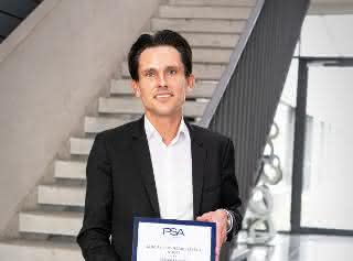 Certificate for Humbaur: Humbaur is a certified conversion partner of the PSA Group