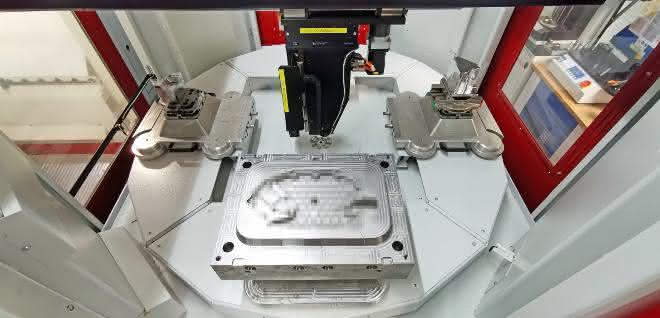 Quadruple pallet changer