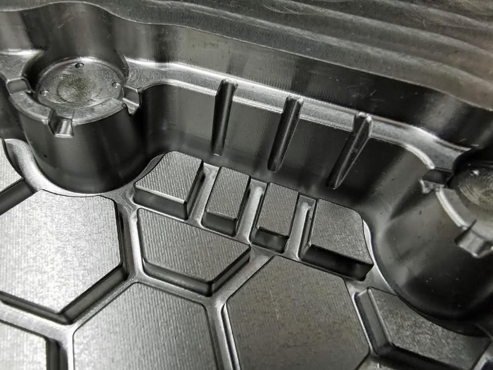 Machined steel mold