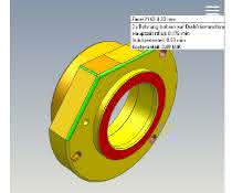 3D-Modell visualisiert nach dem Ampelprinzip die Kostenverteilung Eine farbige Ansicht des 3D-Modells visualisiert nach dem Ampelprinzip die Kostenverteilung: Bei Rot wird’s teuer, der Konstrukteur sollte nachbessern.