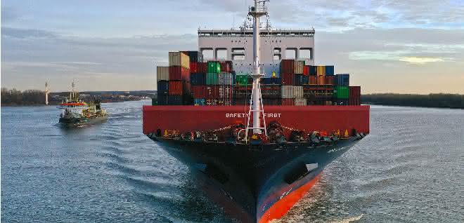 Hamburger Hafen Seegüterumschlag