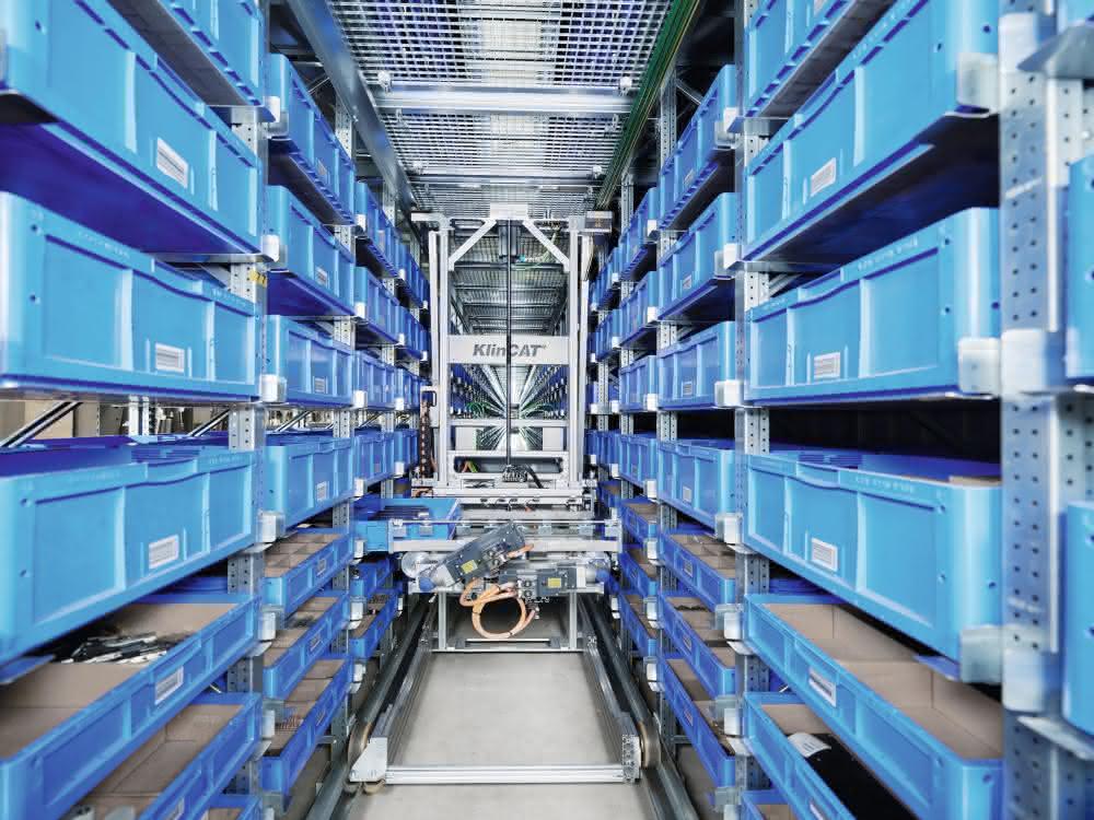 From materialfluss 1-2/2020: Multi-level shuttles ensure speed at Göpfert