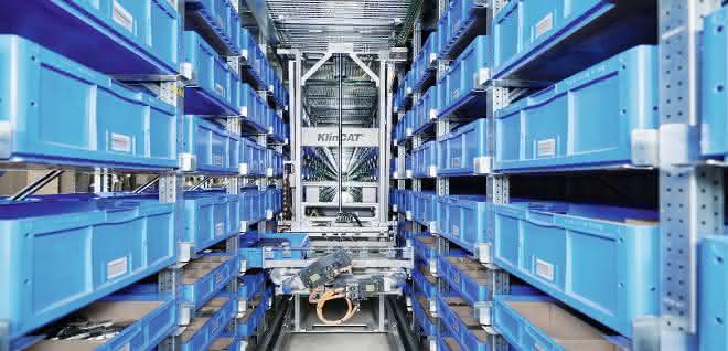 From materialfluss 1-2/2020: Multi-level shuttles ensure speed at Göpfert