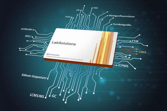 Graphische Darstellung zum Client-Server-System LabSolutions CS