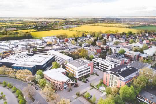 Standort von Allergopharma (Luftbild)