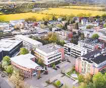 Standort von Allergopharma. Standort von Allergopharma (Luftbild)