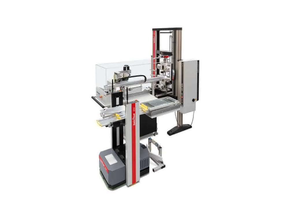 Delivery of samples to a roboTest test system
