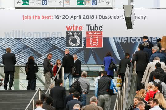 Trade fair double wire and tube