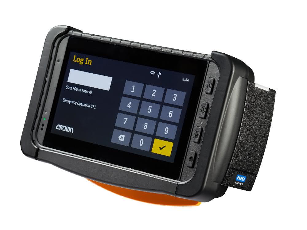 Crown launches new display for fleet management system