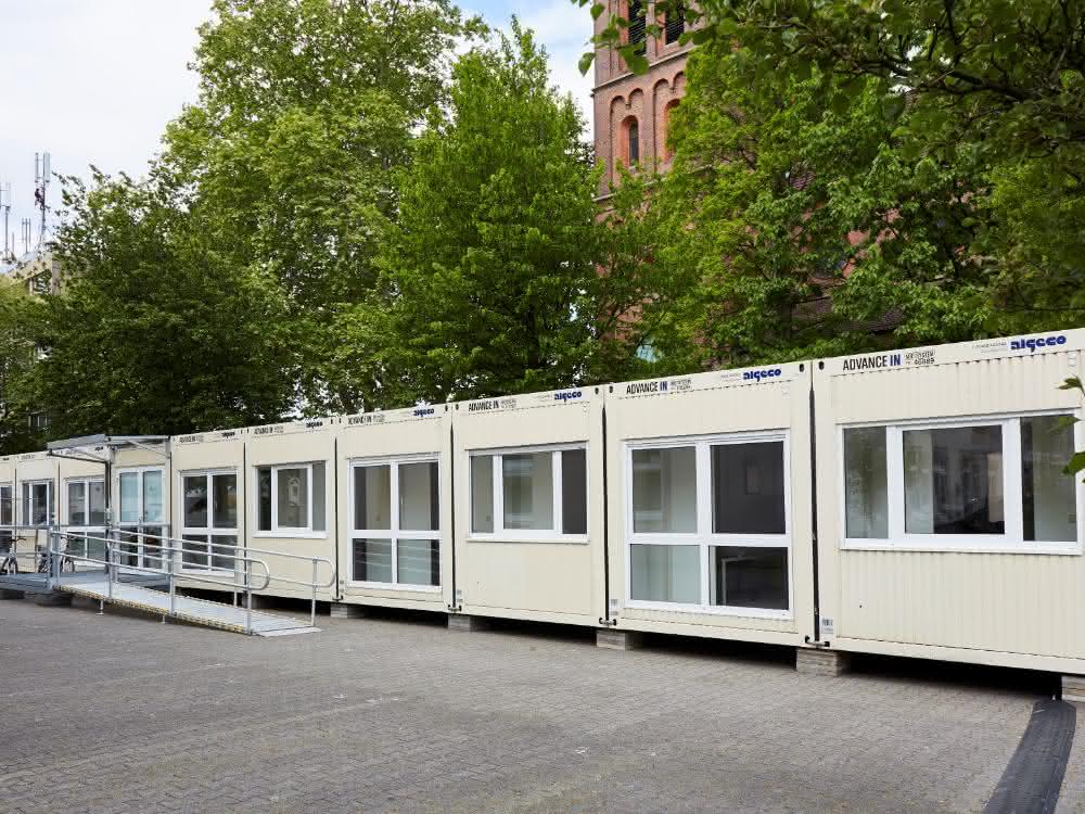 Container für den Kampf gegen Corona