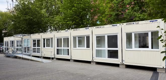 Container für den Kampf gegen Corona