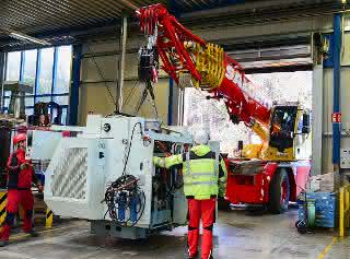 Remote Drive am Liebherr-Kompaktkran bewährt sich