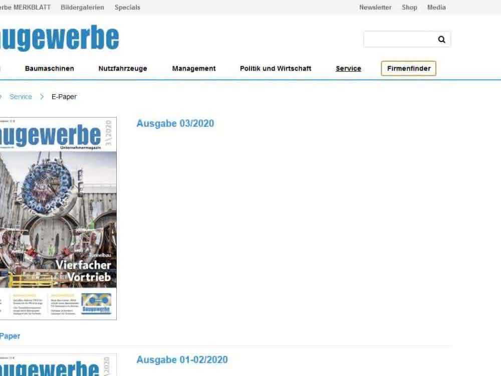 Ihr Baugewerbe Unternehmermagazin - jetzt als ePaper lesen