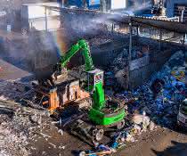 817 E-Serie von Sennebogen im Recyclingeinsatz