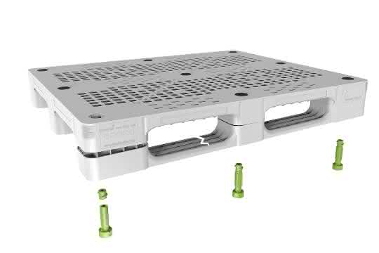 Transportpalette Bayopal: Recycelbare Palette für raue Umgebungen