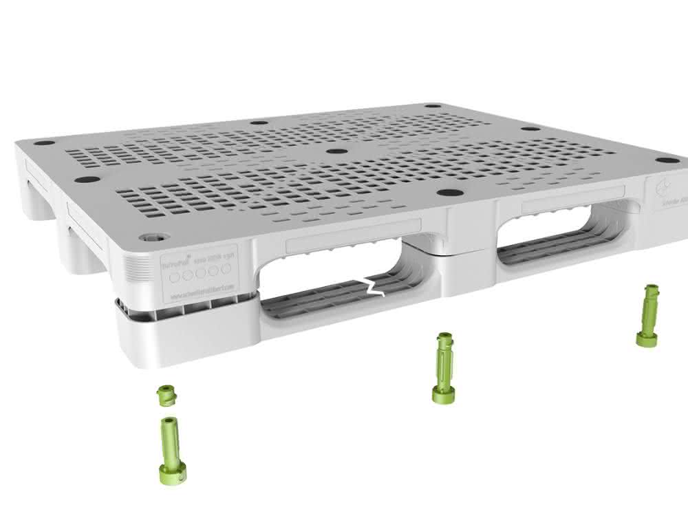 Bayopal transport pallet: Recyclable pallet for harsh environments