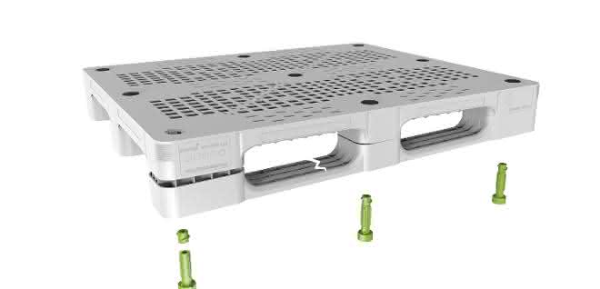 SchoellerAllibert Bayopal transport pallet Bayopal transport pallet: Recyclable pallet for harsh environments