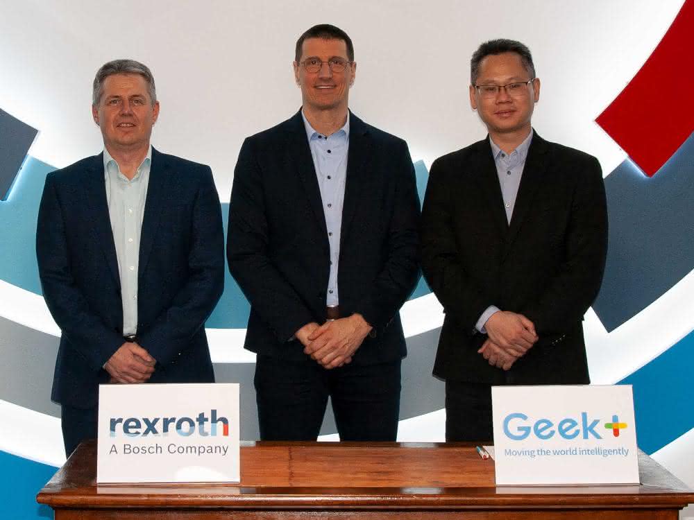Bosch Rexroth and Geek+ enter into robotics cooperation