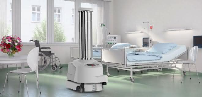 UVD disinfection robot from Blue Ocean Robotics