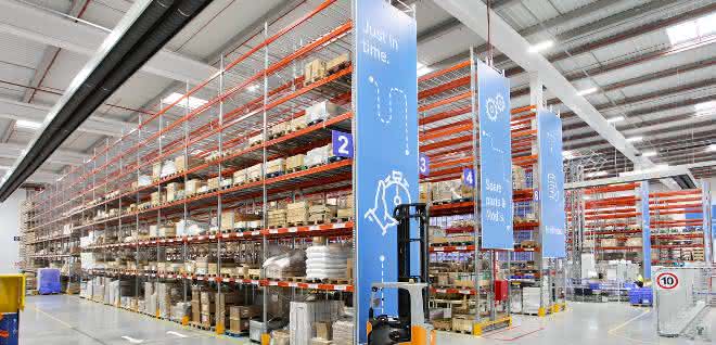 AR-Racking-Systeme in neuem „Smart Warehouse“ von Thyssenkrupp
