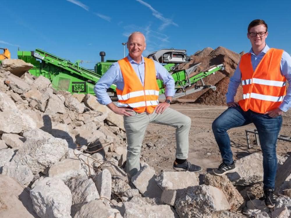 Recycling: Robust für schwere Brocken: Raupenmobiler Prallbrecher von GIPO