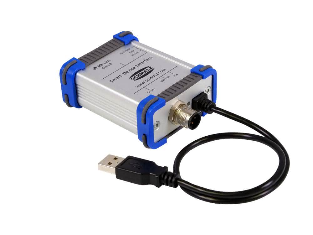Vacuum components from Schmalz: Direct access to IO-Link devices