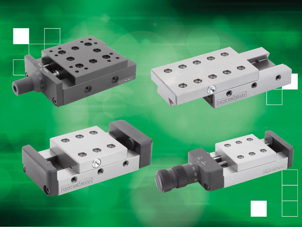 Precision slide guides from Norelem