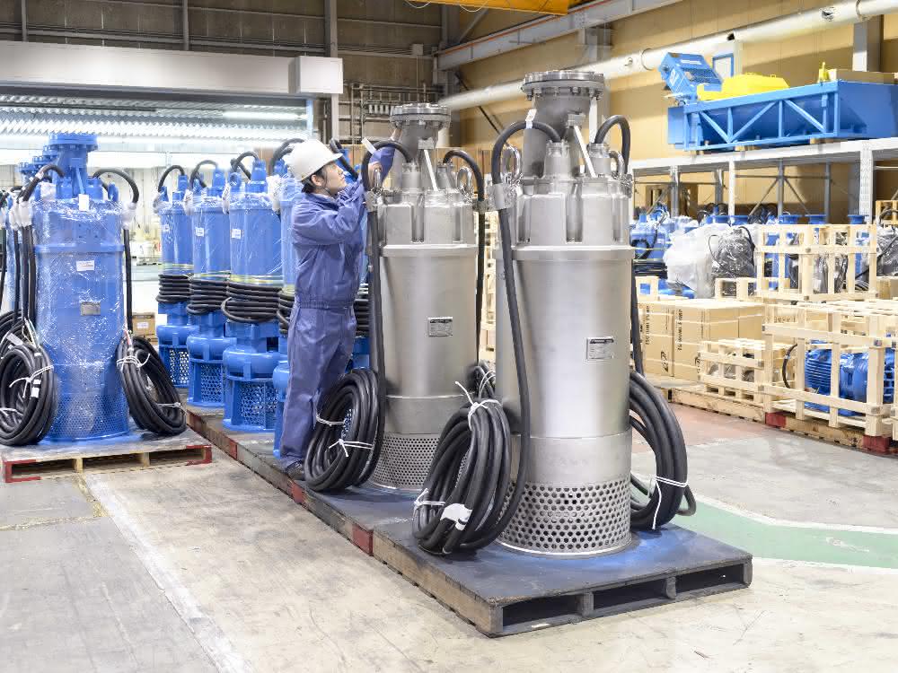 Lieferfähigkeit gesichert bei Tsurumi Pumpen