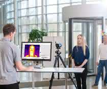 Corona virus: Contactless temperature monitoring with thermal imaging cameras