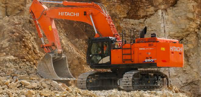 Zwei 70-Tonner im Steinbruch Zwei 70-Tonner im Steinbruch