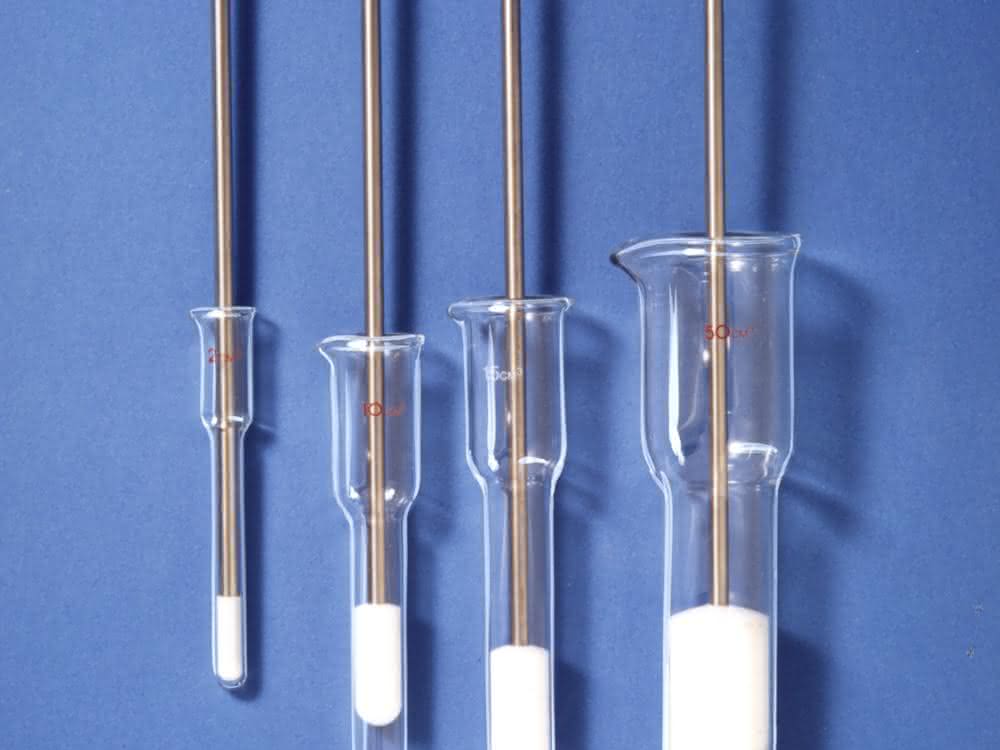 Gewebe-Homogenisator mit Pistillkopf aus PTFE in verschiedenen Größen.