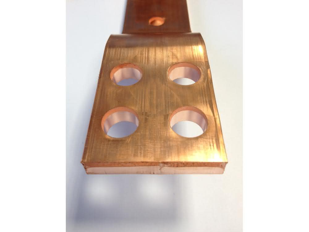 Example workpiece of a punching machine