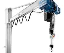 Chain hoist with balancer function for intuitive load guidance
