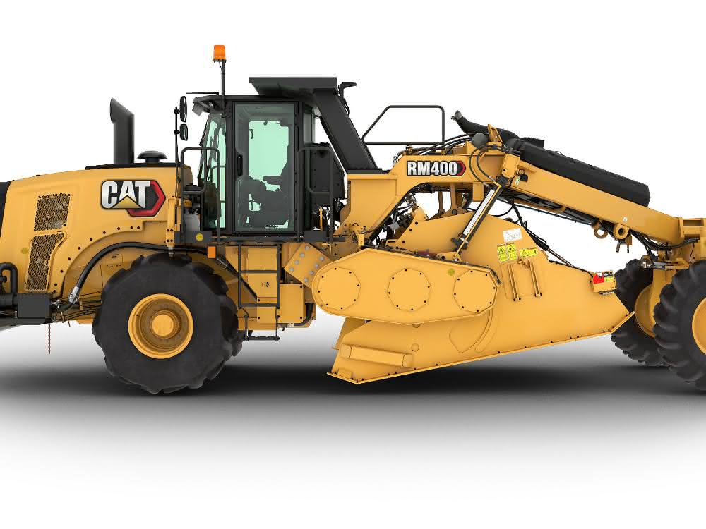 Caterpillar und Zeppelin stellen neuen Bodenstabilisierer RM400 vor