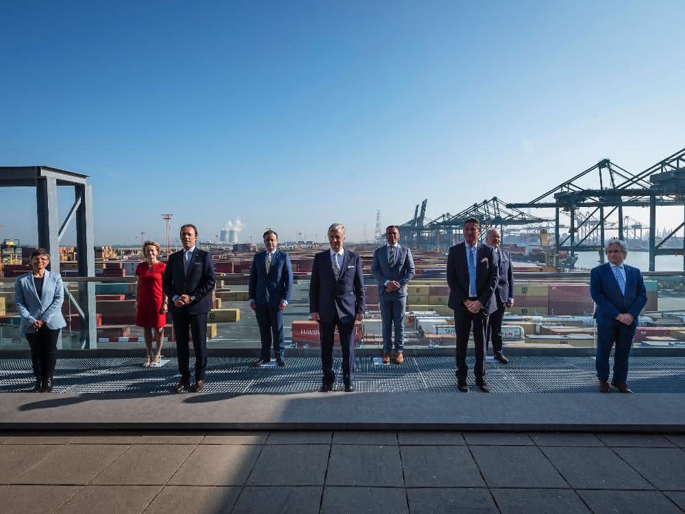 Port of Antwerp: Royal visit to Antwerp