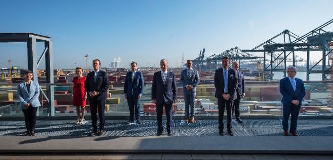 Port of Antwerp: Royal visit to Antwerp