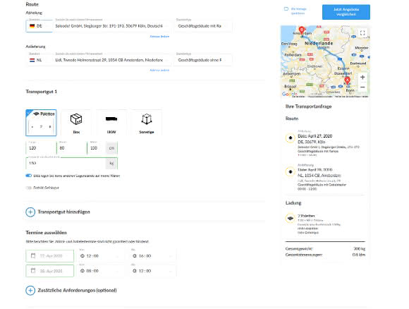Saloodo! with a new design and new features for senders