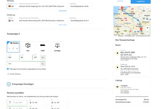 Saloodo! mit neuem Design und neuen Features für Versender