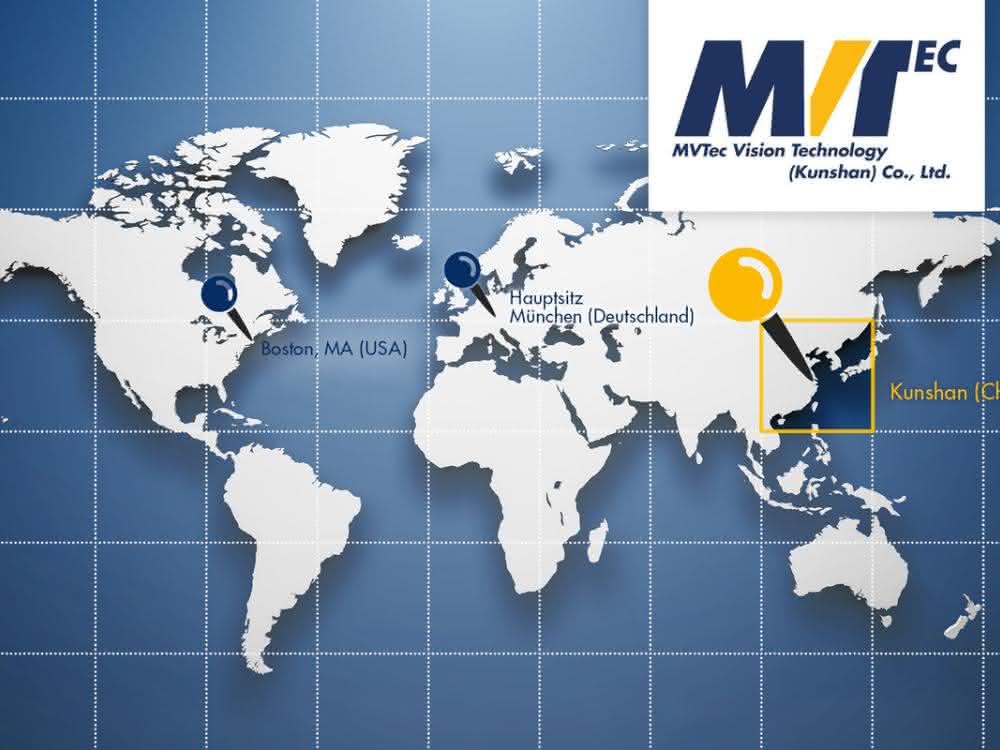 MVTec branch office map