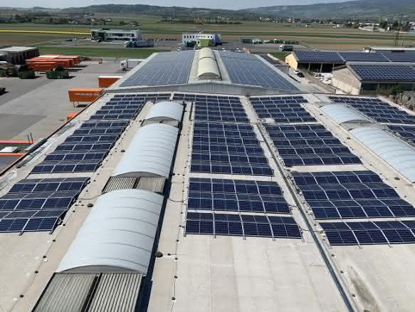 Even more solar energy at Gebrüder Weiss Even more solar energy at Gebrüder Weiss