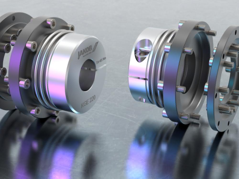 Metal bellows coupling KGE.
