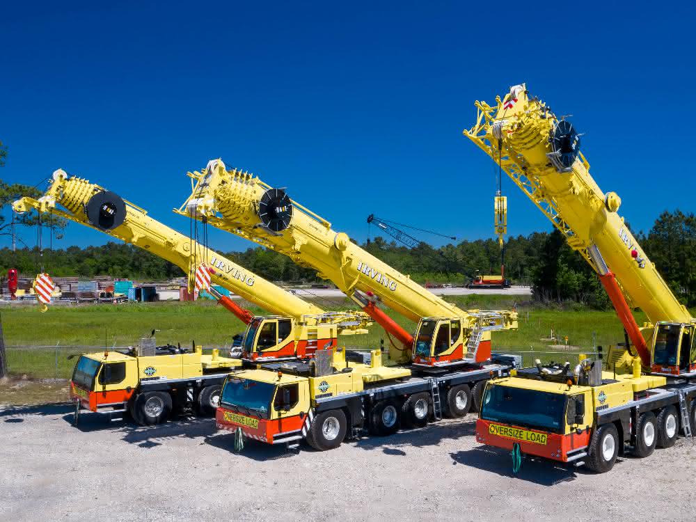 Mobilkran für neue Niederlassung: Kanadisches Kranunternehmen Irving übernimmt neuen Liebherr-Kran