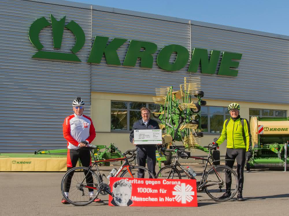 Krone unterstützt Charity-Radtour mit 10.000 Euro