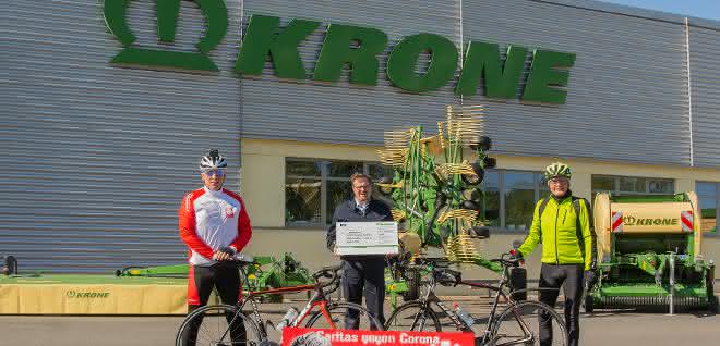 Krone supports charity bike tour with 10,000 euros