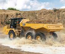 Knickgelenkter Dumper mit Assistenzsystem Knickgelenkter Dumper mit Assistenzsystem