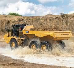 Knickgelenkter Dumper mit Assistenzsystem Knickgelenkter Dumper mit Assistenzsystem
