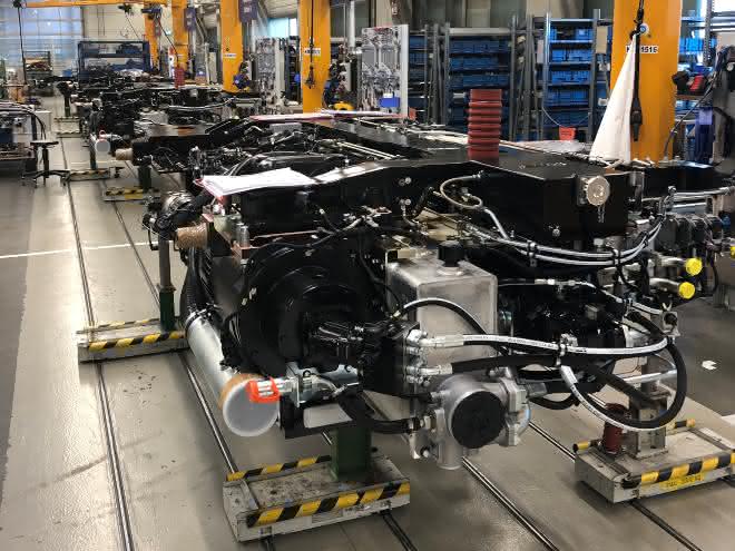 Rolls-Royce-Montagelinie-Bahnantriebe Rolls-Royce-Montagelinie-Bahnantriebe