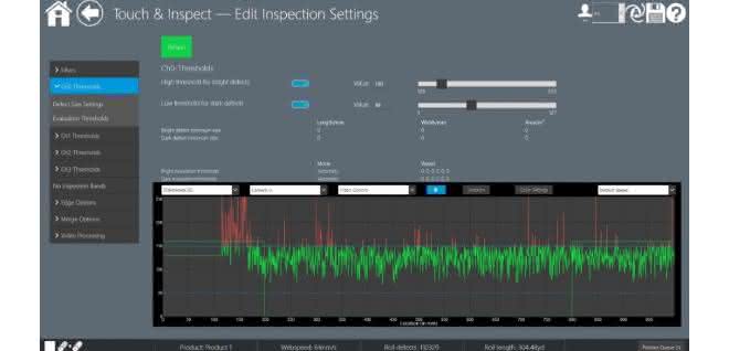 Isra-Vision user interface